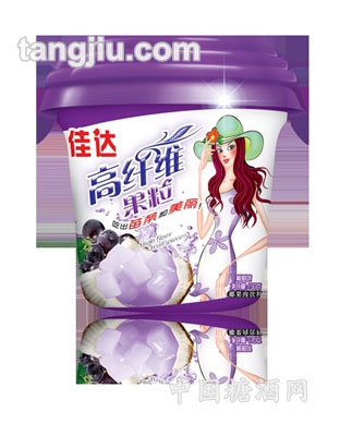 180g高纤维果粒杯葡萄味