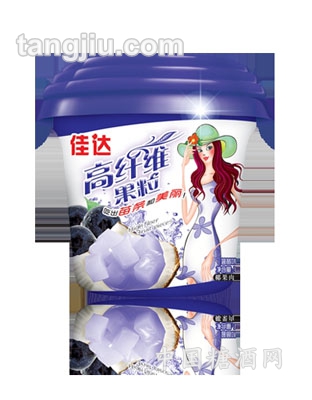 180g高纤维果粒杯蓝莓味