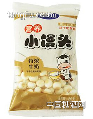80g完达山营养小馒头特浓牛奶味