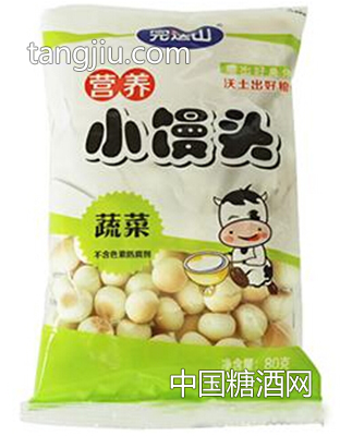 80g完达山营养小馒头蔬菜味