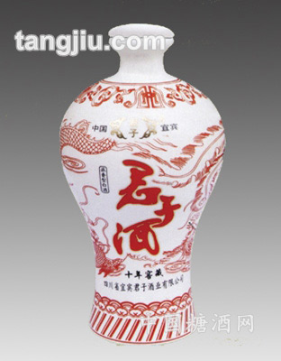 色彩釉景德镇陶瓷酒瓶3