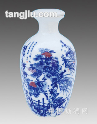 景德镇青花瓶陶瓷酒瓶17