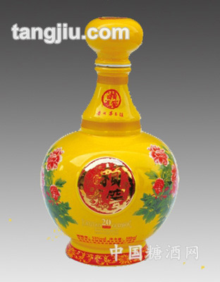 色彩釉景德镇陶瓷酒瓶19