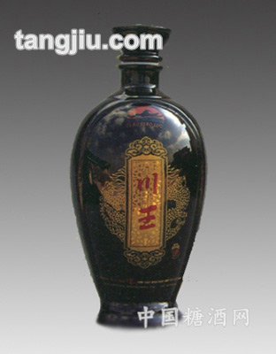 色彩釉景德镇陶瓷酒瓶2