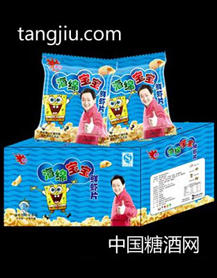 泰仔海绵鲜虾片膨化食品