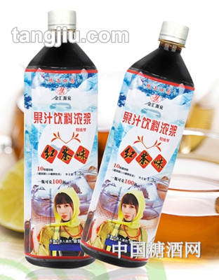 金汇泉1.3L红茶味果汁饮料浓浆