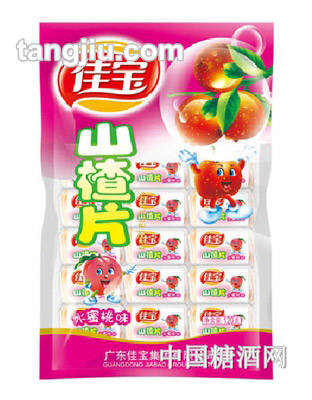 佳宝山楂片水蜜桃味120g
