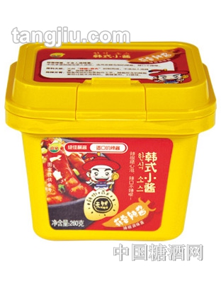嘉豪韩式小酱蒜蓉辣椒260g