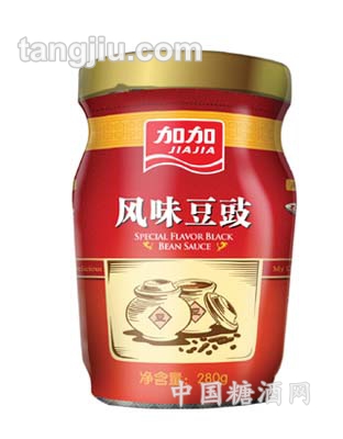 加加风味豆豉280g