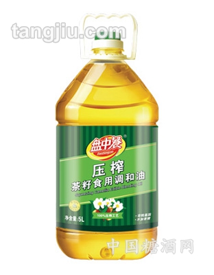 加加压榨茶籽原香食用调和油5L