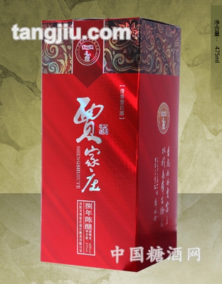 贾家庄酒美女礼盒八年陈酿475ml