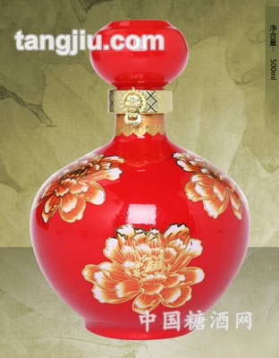 贾家庄酒三十年红花瓶500ml