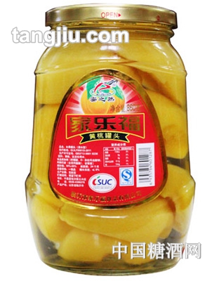 家乐福黄桃罐头