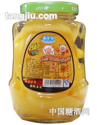 美羊羊黄桃罐头