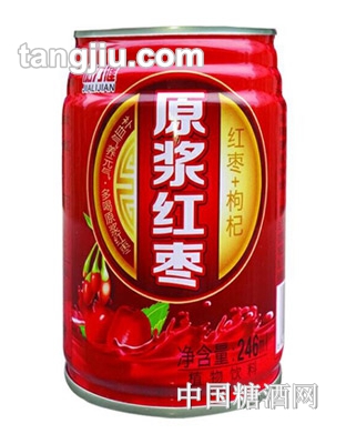 加力健原浆红枣罐装246ml