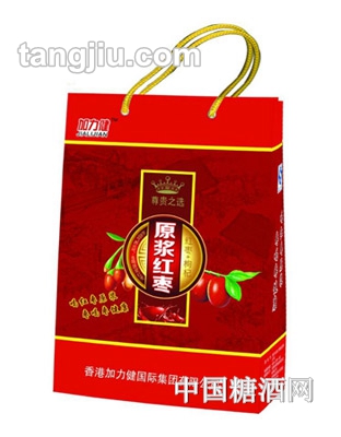 加力健原浆红枣植物饮料礼盒