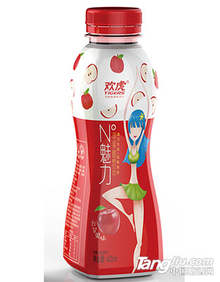欢虎苹果醋红苹果饮料420ml