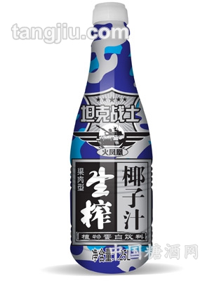 坦克战士果肉型生榨椰果汁1.25L