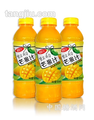 椰咔芒果汁果粒果味饮料600ml