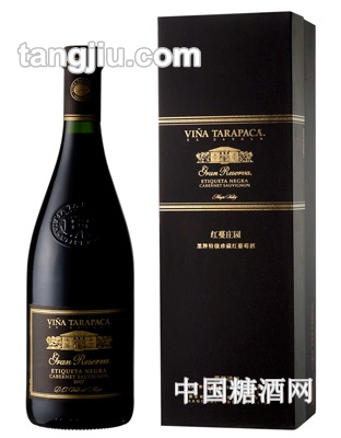 黑牌珍藏赤霞珠红葡萄酒
