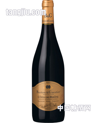 宾杰罗纳河谷金标红葡萄酒