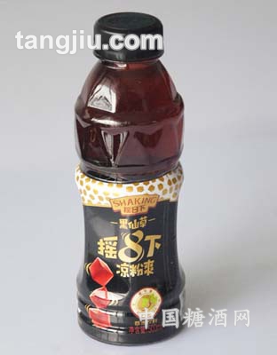 摇8下凉粉爽黑仙草500ml