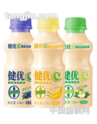 健优C蓝莓味338ml乳酸菌