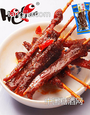 10g香辣牛肉味烤肉串批发
