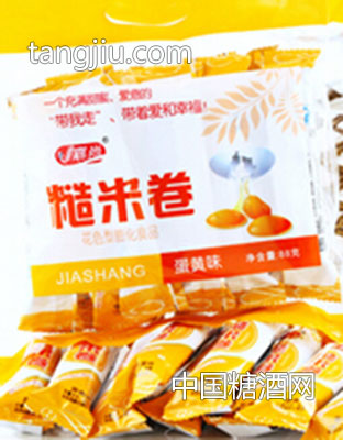 嘉尚糙米卷蛋黄味88g
