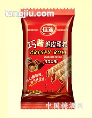 30克佳迪巧酱脆皮蛋卷