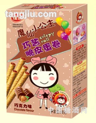 50克佳迪魔仙小公主巧酱脆皮蛋卷