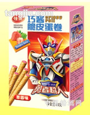 50克佳迪勇者超人巧酱脆皮蛋卷