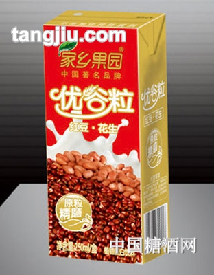 家乡果园优谷粒红豆花生饮料250ml