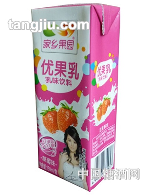 家乡果园优果乳乳味饮料250ml
