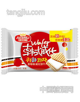 杰士利韩式饼干草莓味