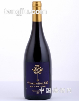 碧玺山珍藏黑皮诺红葡萄酒