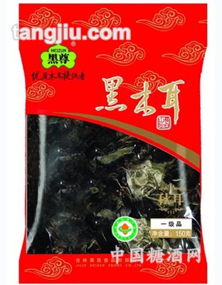 有机黑木耳红袋150g