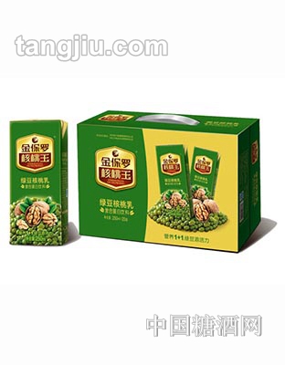 金保罗绿豆核桃乳320mlX12盒