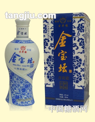 金宝坛酒青花瓶封坛六年450ml