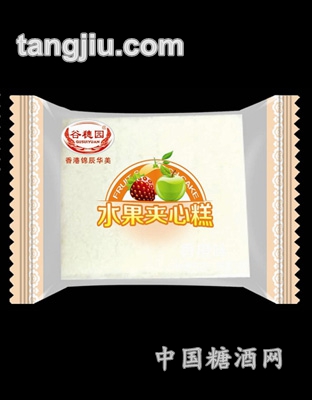 谷穗园水果夹心糕橙