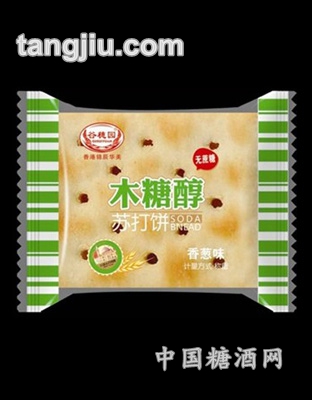 谷穗园香葱味木糖醇苏打饼
