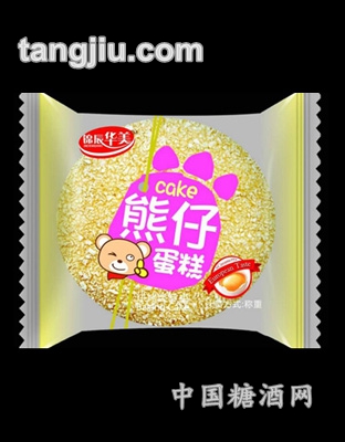 锦辰华美熊仔蛋糕(紫)