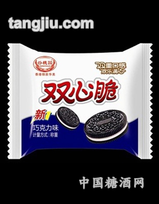 谷穗园巧克力味双心脆
