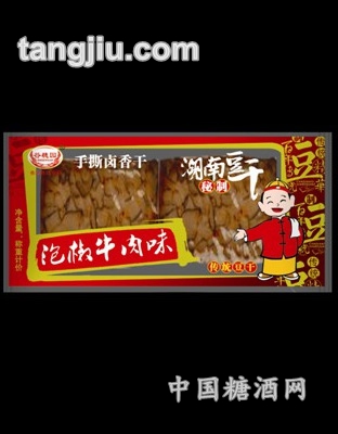 谷穗园手撕卤香干泡椒牛肉味