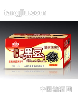 金顺和黑豆饼干箱装