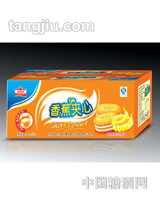金顺和香蕉夹心饼干箱装