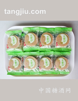 山楂片圆形绿色装