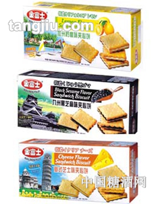 金富士夹心饼