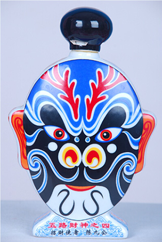 五路神（脸谱）酒 玄坛真君-赵公明 浓香型52度 卡盒精