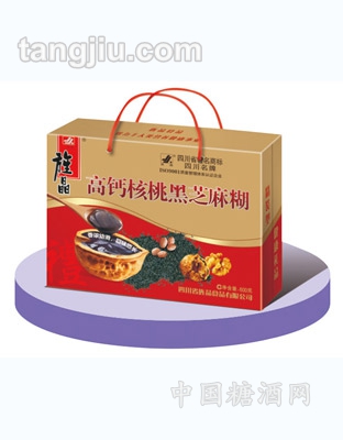 旌晶高钙核桃黑芝麻糊礼盒